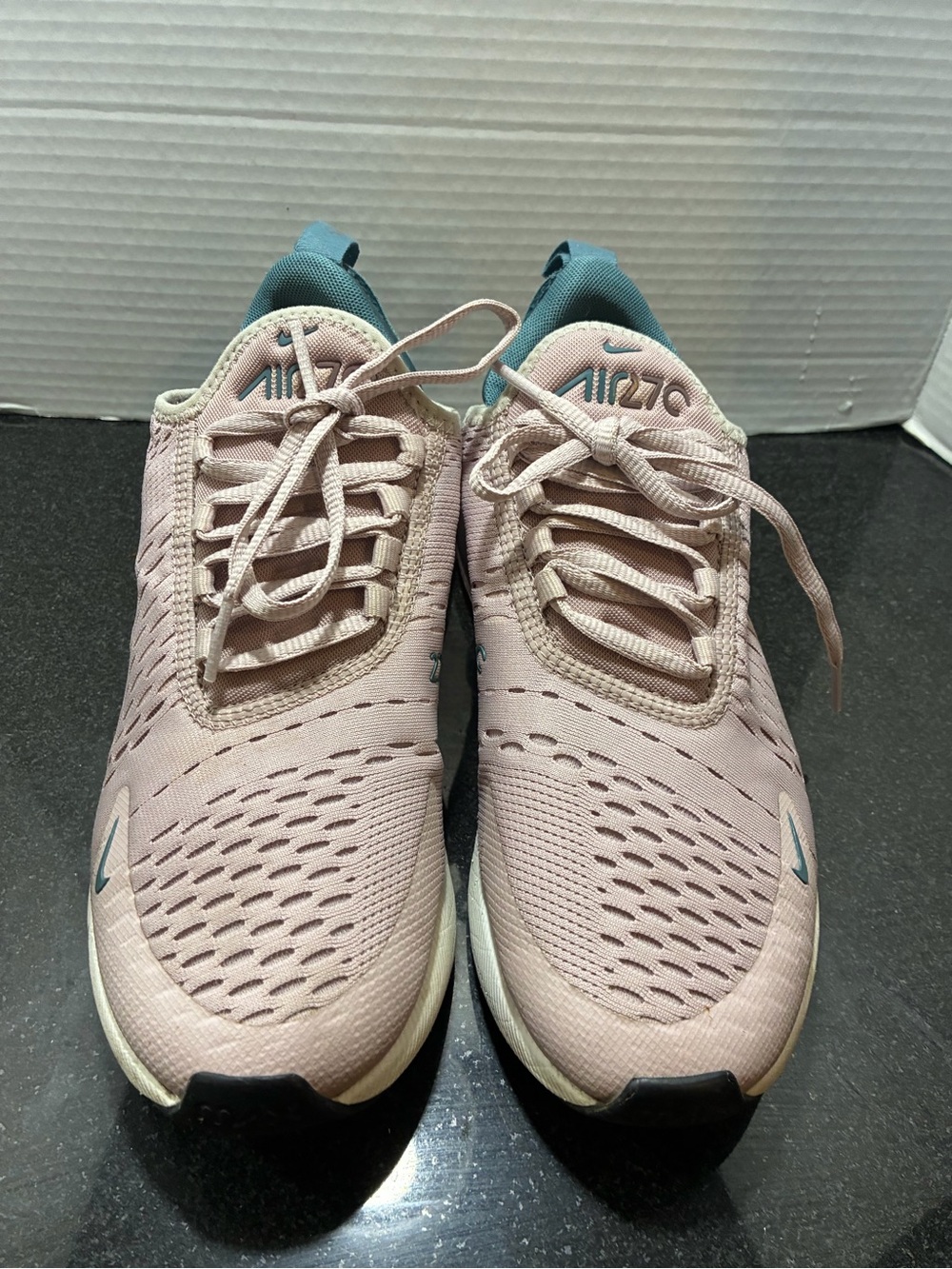 Nike Air Max 270 Particle Rose Celestial Teal Women’s 7.5 Pink Teal Sneakers